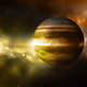 Imagen para el artículo titulado El acoso de Júpiter pudo echar a un gigantesco noveno planeta del sistema solar